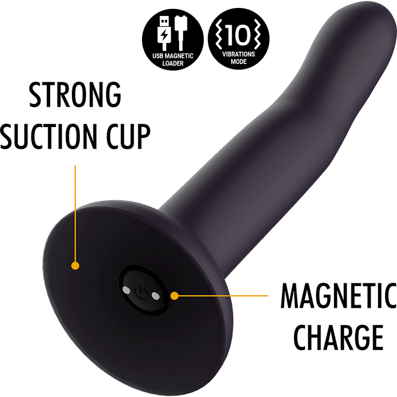 MYTHOLOGY DUMAN MYSTIC DILDO S - VIBRADOR WATCHME TECNOLOGÍA INALÁMBRICA COMPATIBLE