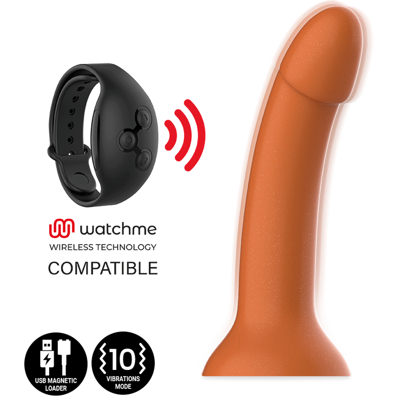 MYTHOLOGIE - RUNE ROYAL DILDO M - VIBRATEUR WATCHME COMPATIBLE AVEC LA TECHNOLOGIE SANS FIL