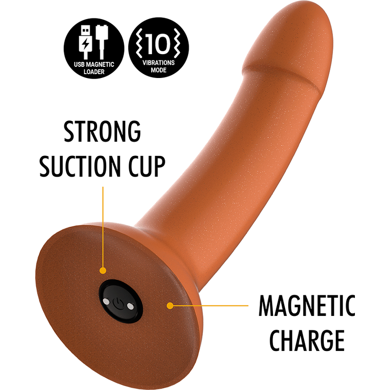 MYTHOLOGIE - RUNE ROYAL DILDO M - VIBRATEUR WATCHME COMPATIBLE AVEC LA TECHNOLOGIE SANS FIL
