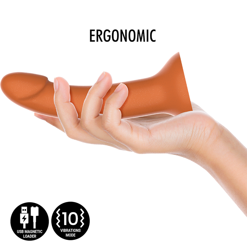 MYTHOLOGIE - RUNE ROYAL DILDO M - VIBRATEUR WATCHME COMPATIBLE AVEC LA TECHNOLOGIE SANS FIL