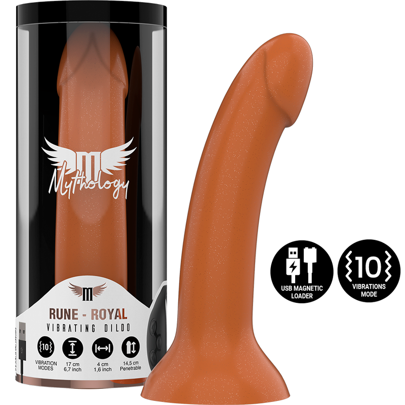 MYTHOLOGIE - RUNE ROYAL DILDO M - VIBRATEUR WATCHME COMPATIBLE AVEC LA TECHNOLOGIE SANS FIL