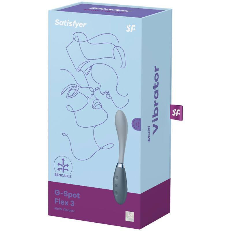 SATISFYER - G-SPOT FLEX 3 MULTIVIBRADOR GRIS