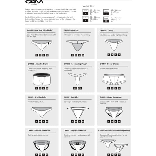 CUT4MEN - SUSPENSORIO ARCOÍRIS XL