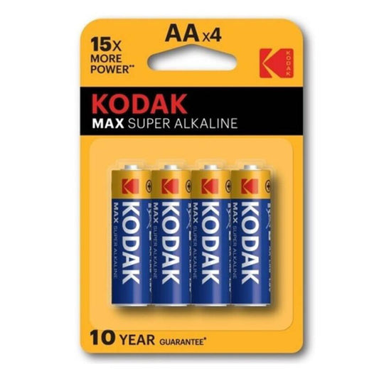 KODAK - PILAS ALCALINAS MÁXIMAS AA LR6 BLISTER * 4