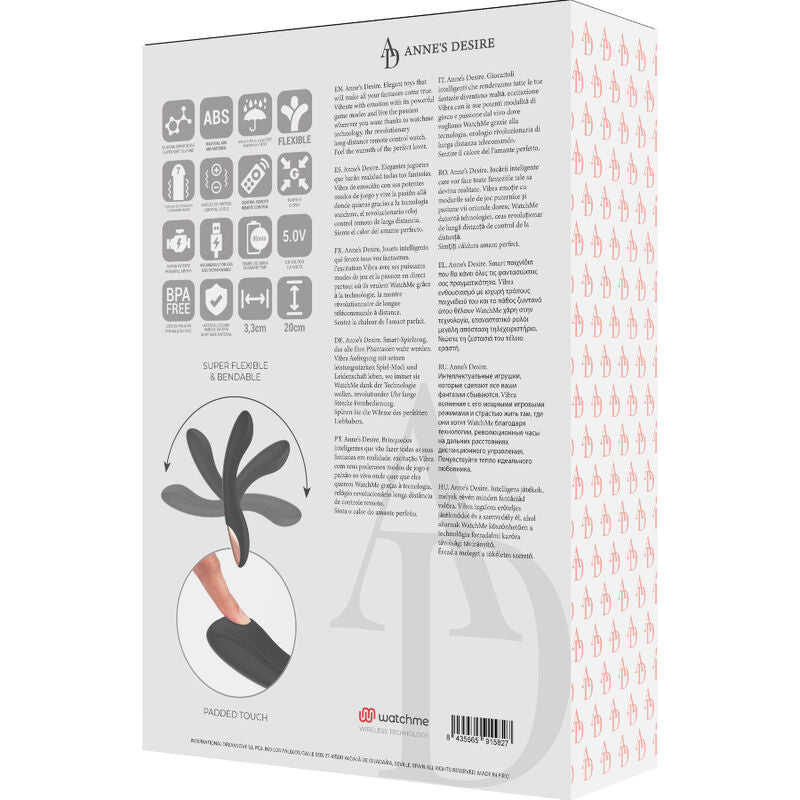 EL DESEO DE ANNE - TECNOLOGÍA DE CONTROL REMOTO CURVE A WATCHME NEGRO / DORADO