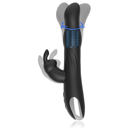 BRILLY GLAM - VIBRADOR Y ROTADOR MOEBIUS RABBIT COMPATIBLE CON LA TECNOLOGÍA INALÁMBRICA WATCHME