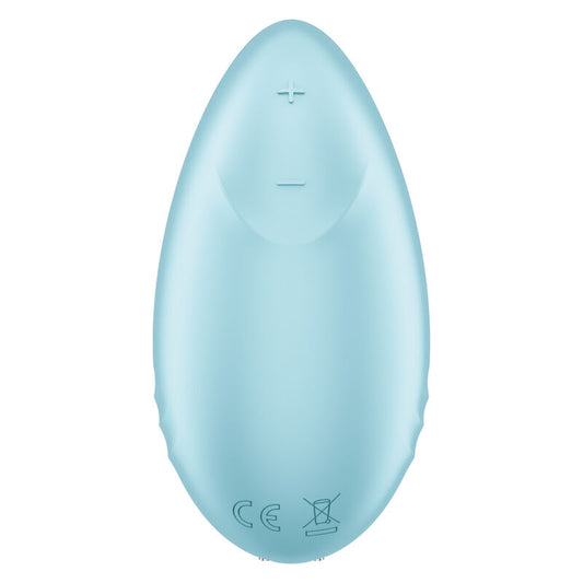 SATISFYER - VIBRADOR DE PUNTA TROPICAL AZUL