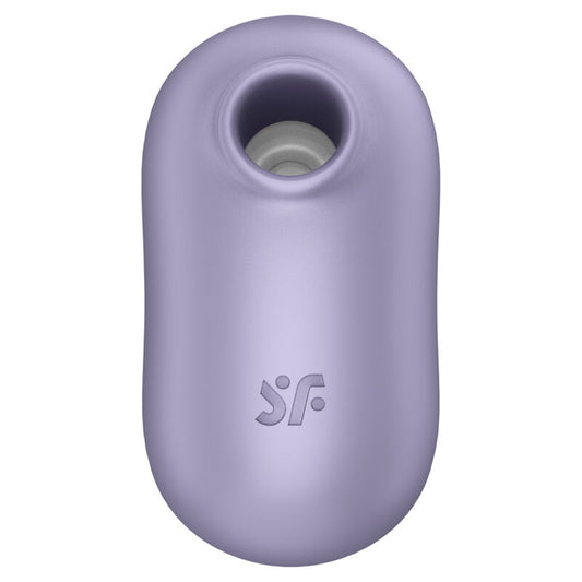 SATISFYER - PRO TO GO 2 ESTIMULADOR Y VIBRADOR DE DOBLE PULSO DE AIRE VIOLETA