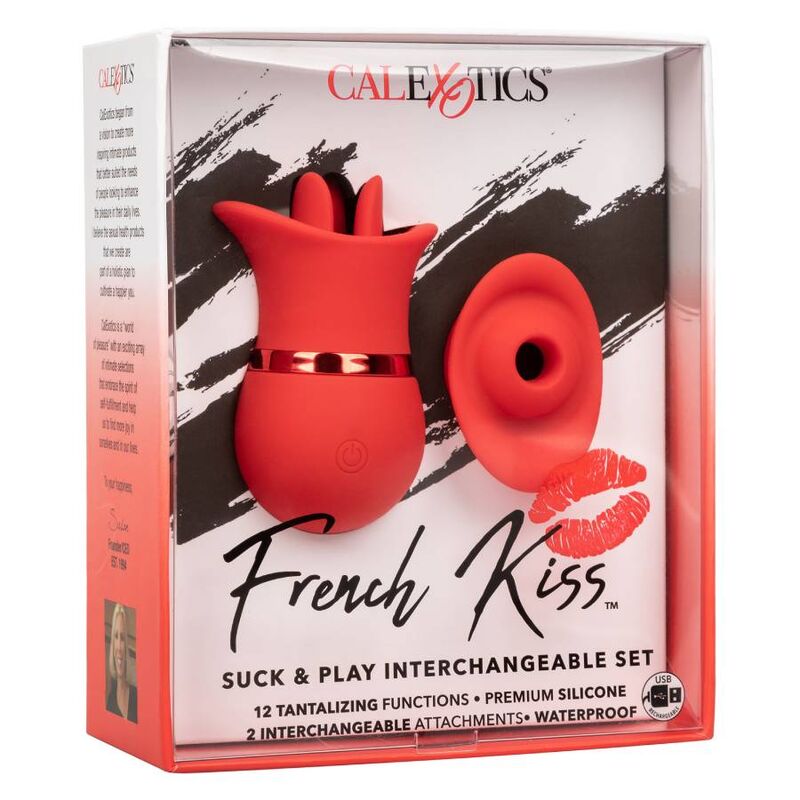 CALEXOTICS - SET DE CHUPAR Y JUGAR CON BESO FRANCÉS