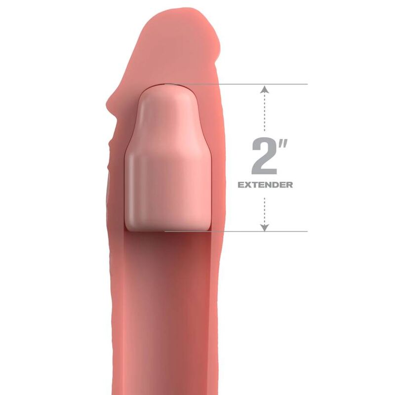 FANTASY X- TENSIONS - PIPEDREAMS FUNDA 20,32 CM + PIEL DE PLUG DE 5,00 CM