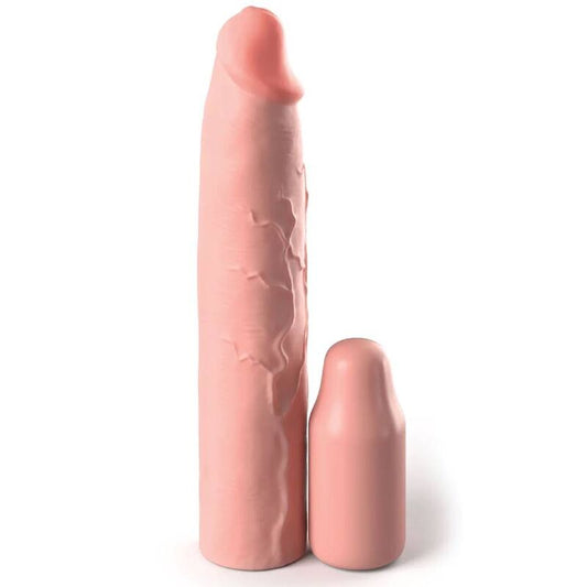 FANTASY X- TENSIONS - PIPEDREAMS FUNDA 22,86 CM + PIEL DE PLUG DE 7,62 CM