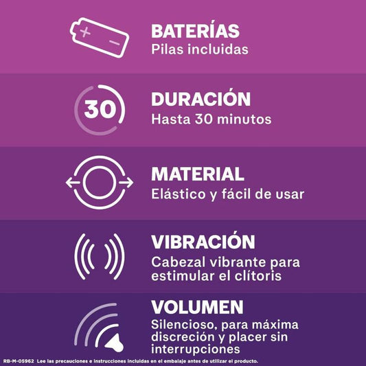 DUREX - ANILLO VIBRADOR PARA EL PENE INTENSE DIABLILLO