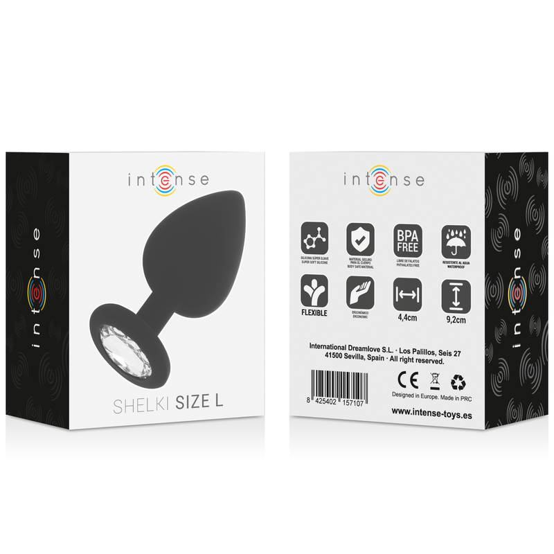 INTENSO - SHELKI L PLUG ANAL NEGRO