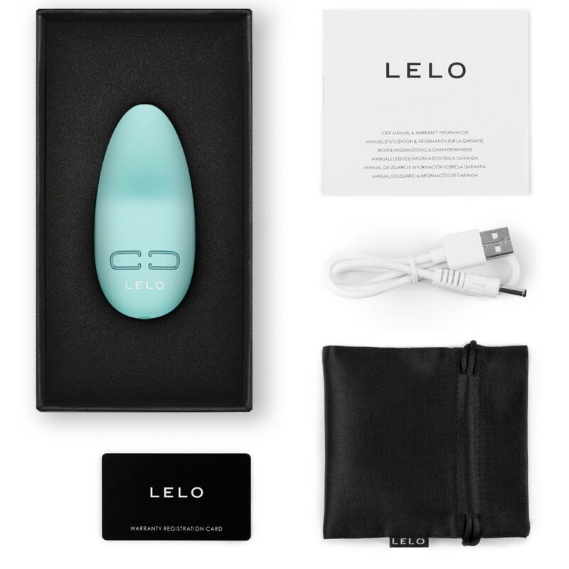 LELO - MASAJEADOR PERSONAL LILY 3 - VERDE AGUA