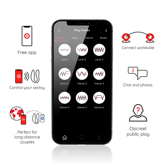 ONINDER - ESTIMULADOR DE PUNTO G Y CLÍTORIS LISBOA BLACK - APLICACIÓN GRATUITA
