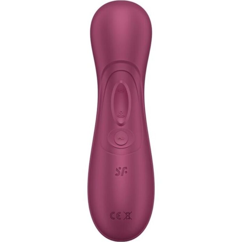 SATISFYER - PRO 2 GENERACIÓN 3 TECNOLOGÍA DE AIRE LÍQUIDO VINO TINTO