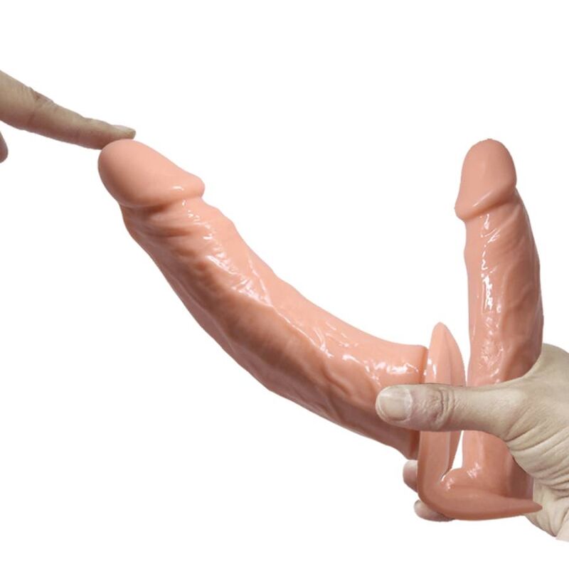 BAILE - DILDOS DOBLES ULTRA APASIONADOS CON ARNÉS