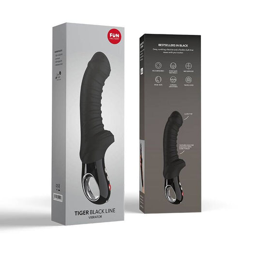 FUN FACTORY - VIBRADOR TIGER LÍNEA NEGRA