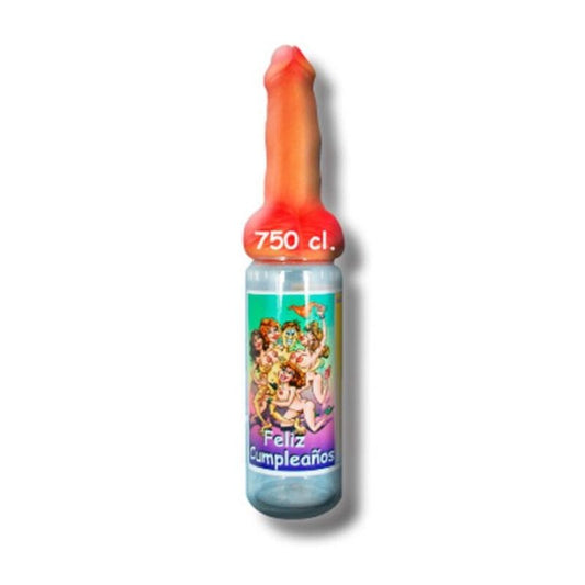 DIABLO PICANTE - BIBERÓN CON FORMA DE PENE CUMPLEAÑOS CARNE 750 ML