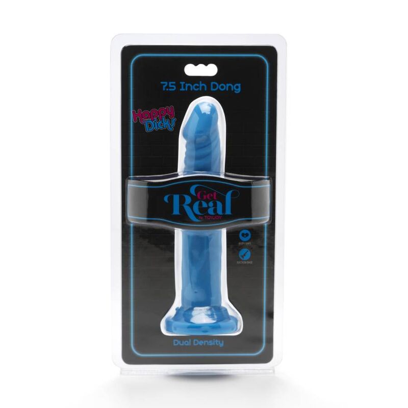 HAZLO REAL - HAPPY DICKS DONG 19 CM AZUL