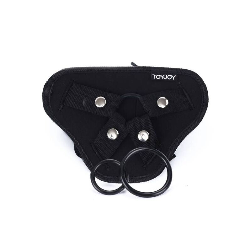 GET REAL - ARNÉS DE LUJO CON CORREA NEGRO