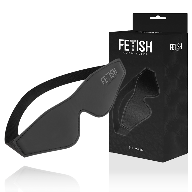 FETISH SUBMISSIVE - MASQUE EN CUIR VEGAN AVEC DOUBLURE EN NOPRÈNE