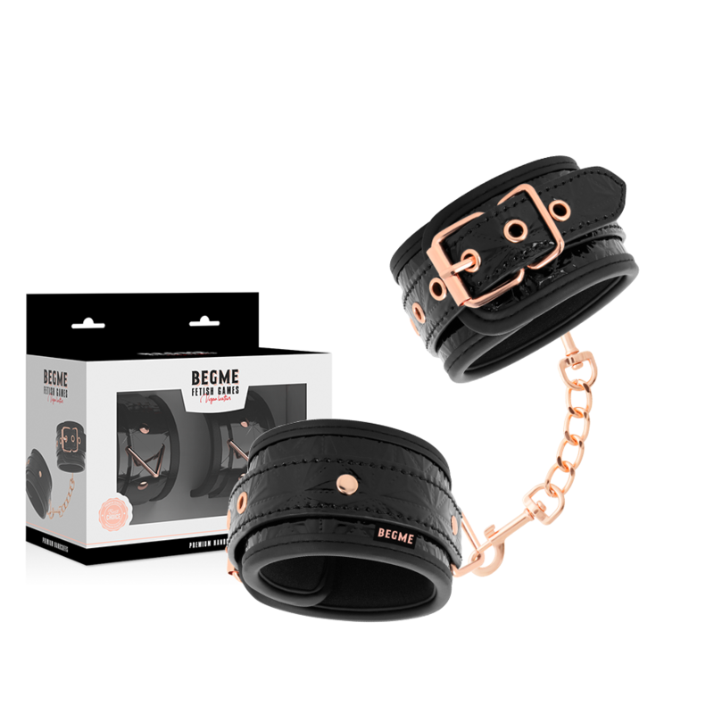 BEGME - ESPOSAS PREMIUM EDICIÓN NEGRA CON FORRO DE NEOPRENO