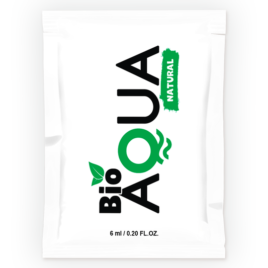 BIOAQUA - LUBRICANTE A BASE DE AGUA INGREDIENTES NATURALES 6 ML