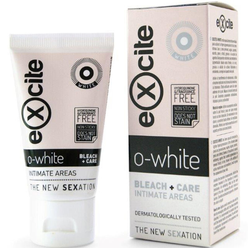 EXCITE - O WHITE DECOLORANTE + CUIDADO ZONAS ÍNTIMAS 50 ML