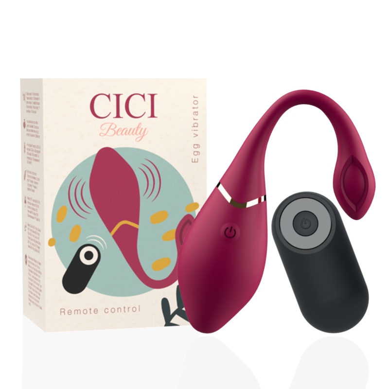 CICI BEAUTY - HUEVO VIBRADOR DE SILICONA PREMIUM CON CONTROL REMOTO