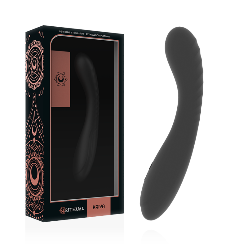 RITUAL - ESTIMULADOR KRIYA RECARGABLE PUNTO G NEGRO