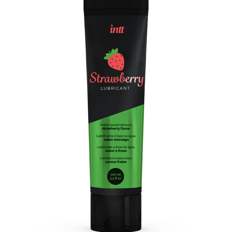 LUBRIFIANTS INTT - LUBRIFIANT INTIME À BASE D'EAU SAVEUR FRAISE