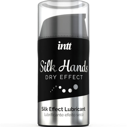 LUBRICANTES INTT - LUBRICANTE SILK HANDS FÓRMULA DE SILICONA CONCENTRADA 15 ML