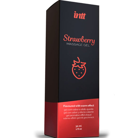 MASAJE INTT Y SEXO ORAL - GEL DE MASAJE CON SABOR A FRESA EFECTO CALIENTE