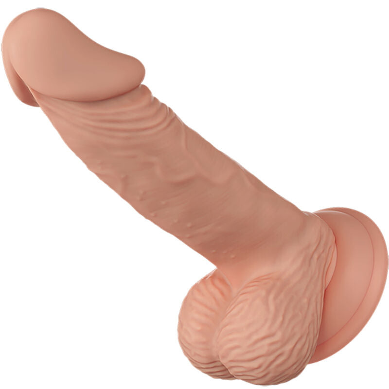BAILE - HERMOSO ENCUENTRO ZEBULON DILDO REALISTA FLEXIBLE 19.4 CM NATURAL