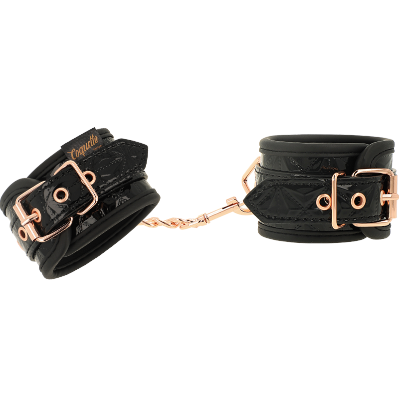 COQUETTE CHIC DESIRE - ESPOSAS PREMIUM EDICIÓN NEGRA CON FORRO DE NEOPRENO