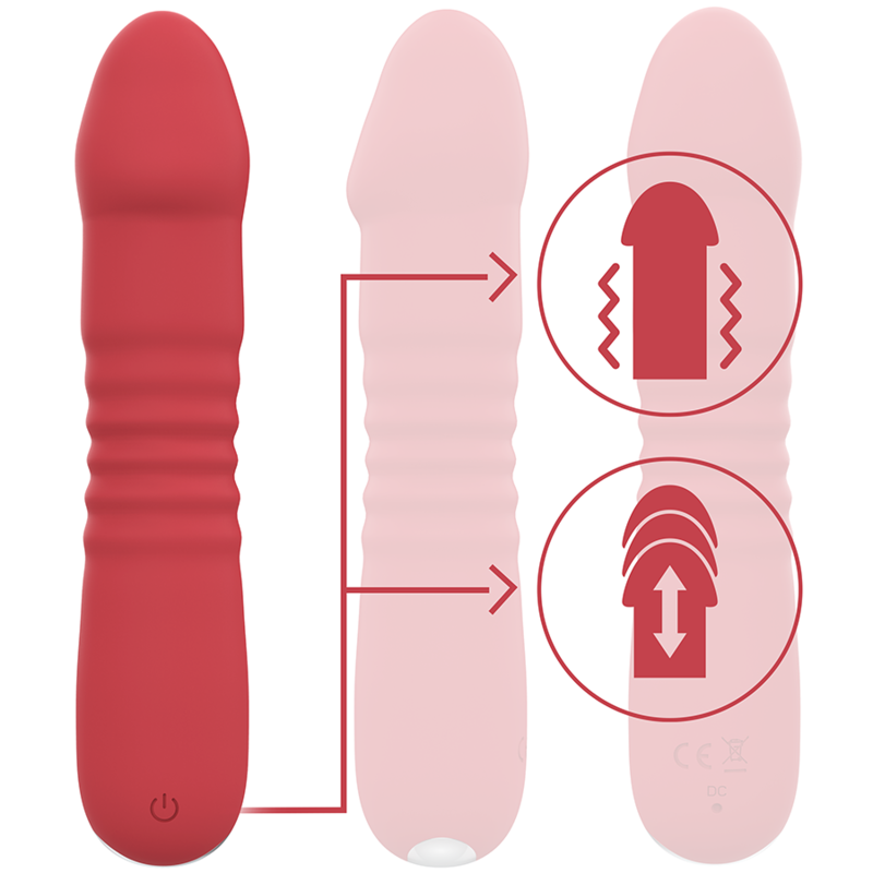 INTENSE - JUNI UP &amp; DOWN 10 VIBRATIONS ROUGES