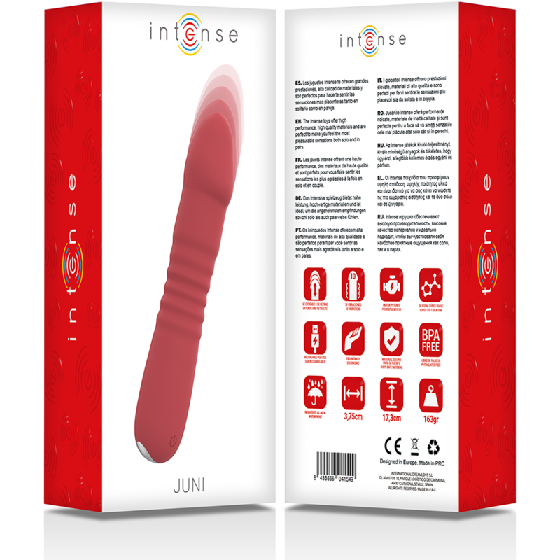 INTENSE - JUNI UP &amp; DOWN 10 VIBRATIONS ROUGES