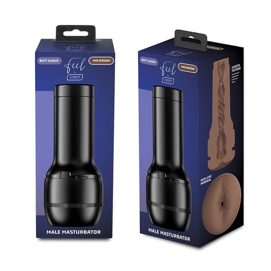 KIIROO - MASTURBADOR DE nalgas GENÉRICO FEEL STROKER - MARRÓN MEDIO 