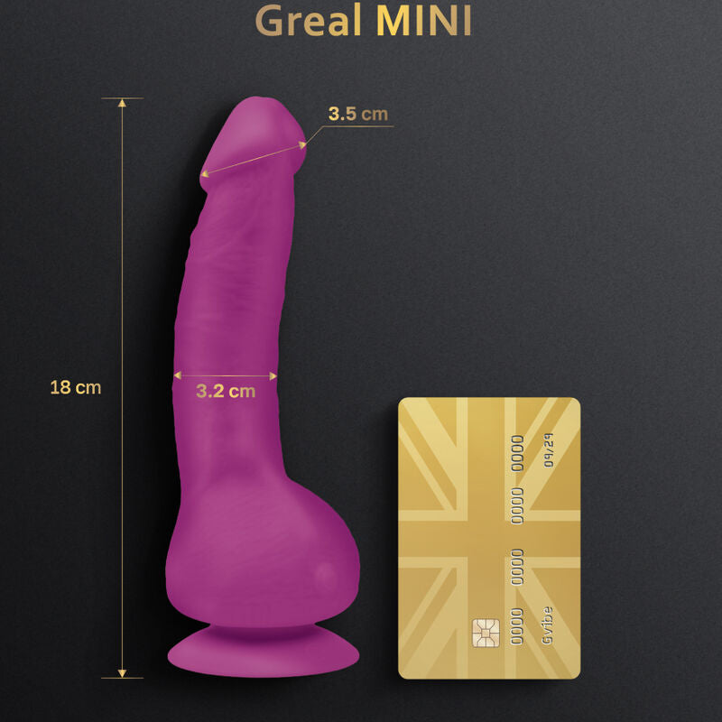 G-VIBE - MINI VIBRATEUR GODE EN SILICONE FUCHSIA