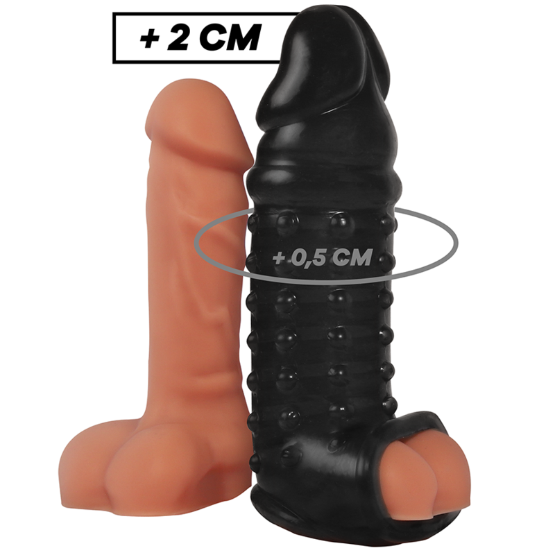 VIRILXL - EXTENSIÓN DE PENE Y FUNDA V11 NEGRO