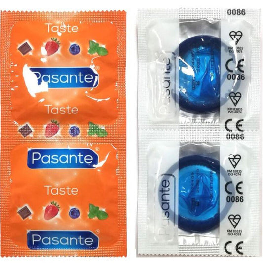 PASANTE - CONDONES SABOR A ARÁNDANOS BOLSA 144 UNIDADES