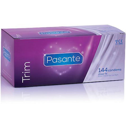 PASANTE - CONDONES TRIM CLOSER FIT CAJA 144 UNIDADES