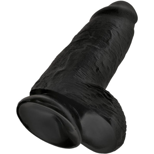 KING COCK - PÉNIS RÉALISTE ET GROS 23 CM NOIR