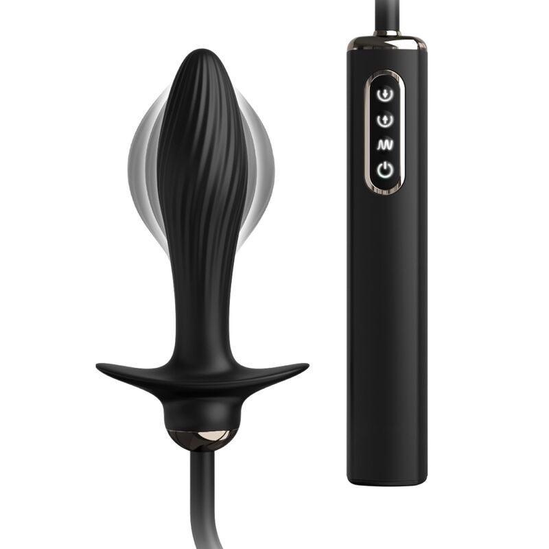 COLECCIÓN ANAL FANTASY ELITE - TAPÓN INFLABLE Y VIBRADOR AUTO-PULSO