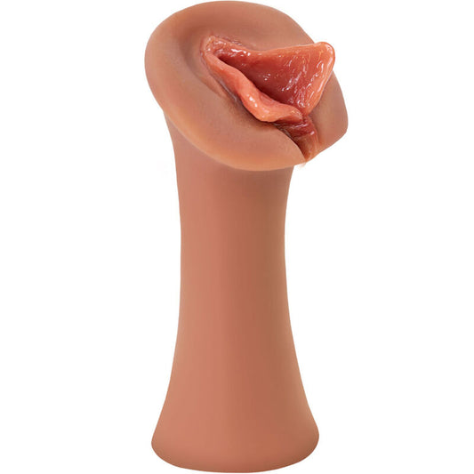 FETISH FANTASY EXTREME - LABIOS DELICIOSOS ATRAVESADOR DE SILICONA CARAMELO
