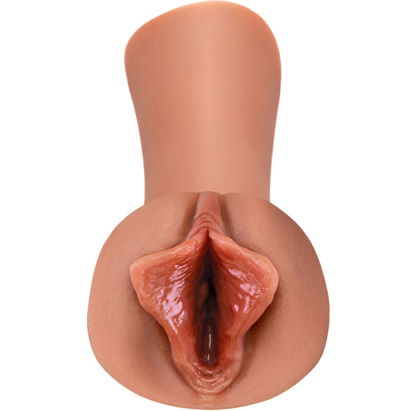 FETISH FANTASY EXTREME - LABIOS DELICIOSOS ATRAVESADOR DE SILICONA CARAMELO