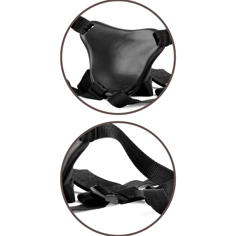 KING COCK - ARNÉS AJUSTABLE ELITE CÓMODO CON DILDO 17,8 CM