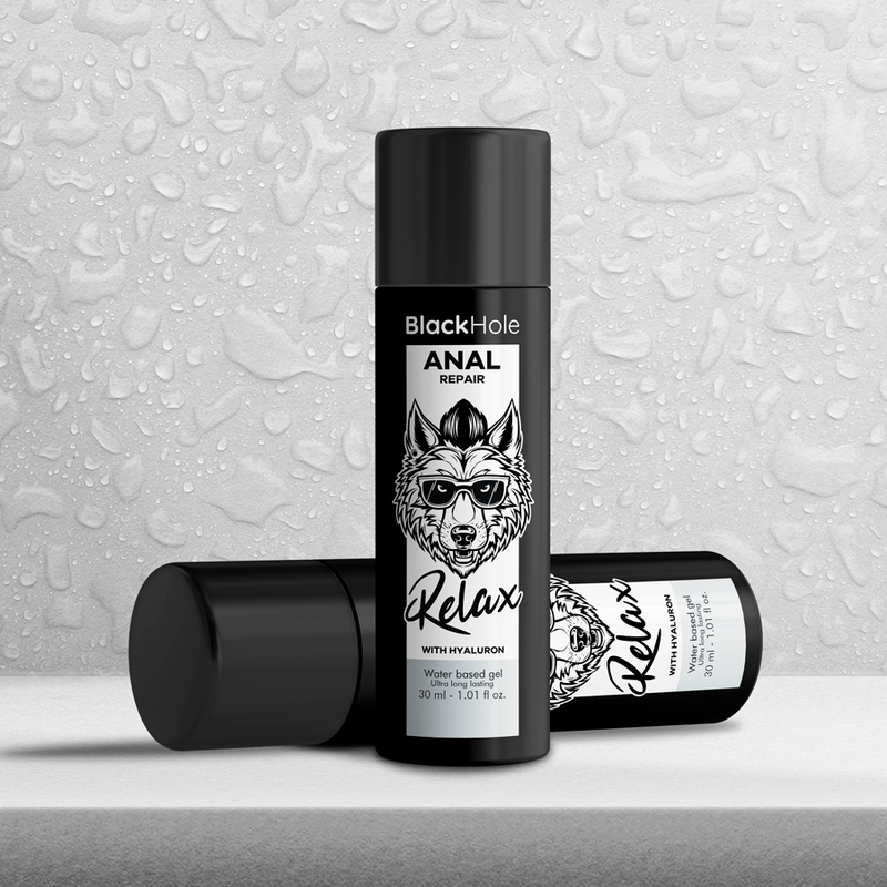 BLACK HOLE - REPARADOR ANAL RELAJACIÓN A BASE DE AGUA CON HIALURÓN 30 ML