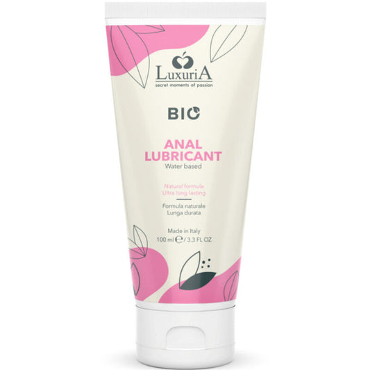INTIMATELINE - LUBRICANTE ANAL LUXURIA BIO A BASE DE AGUA 100 ML